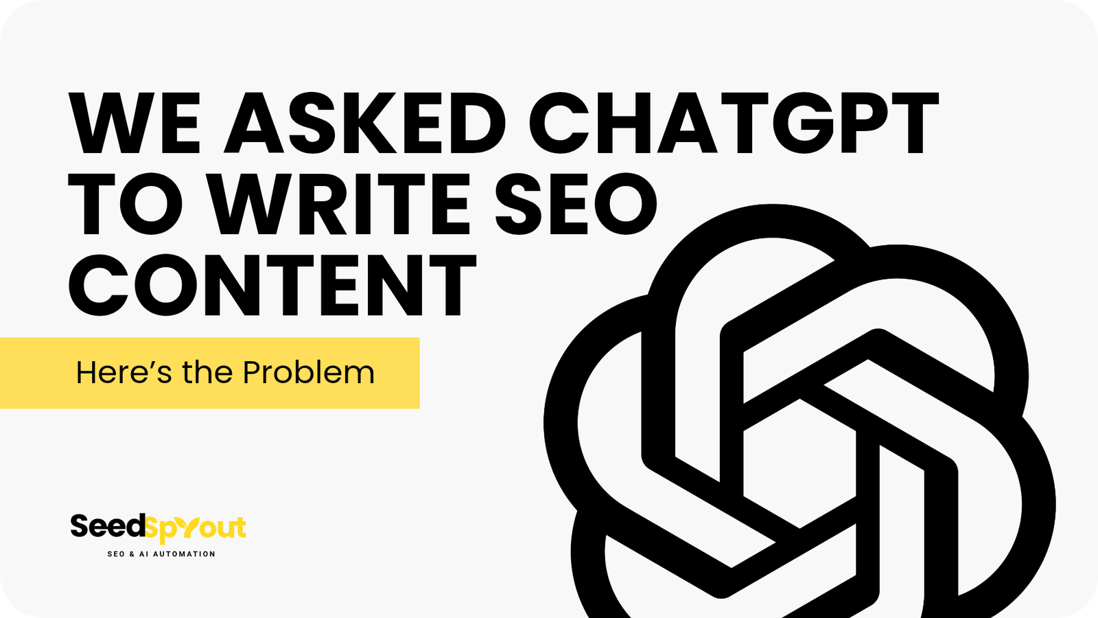 how to write seo with chat got